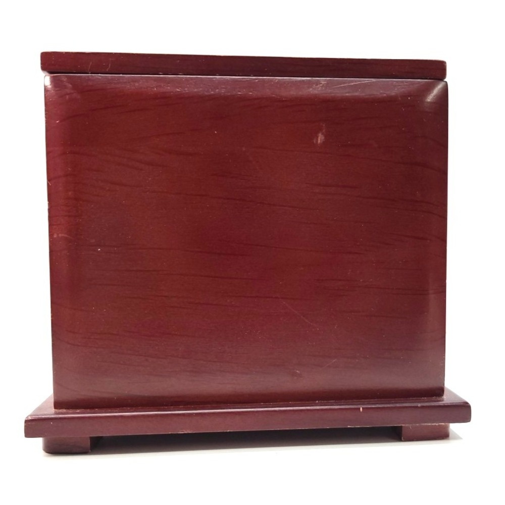 Vintage Small Wooden‎ Jewelry Chest of 3 Drawers - Picture 2 of 16